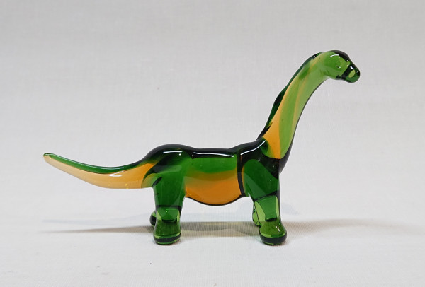Dinosaurier Langhals 13x8 cm Farbglas
